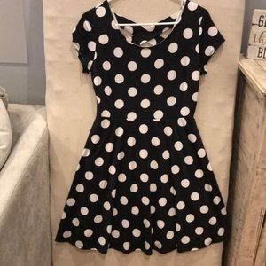 A Line Polka Dot Dress